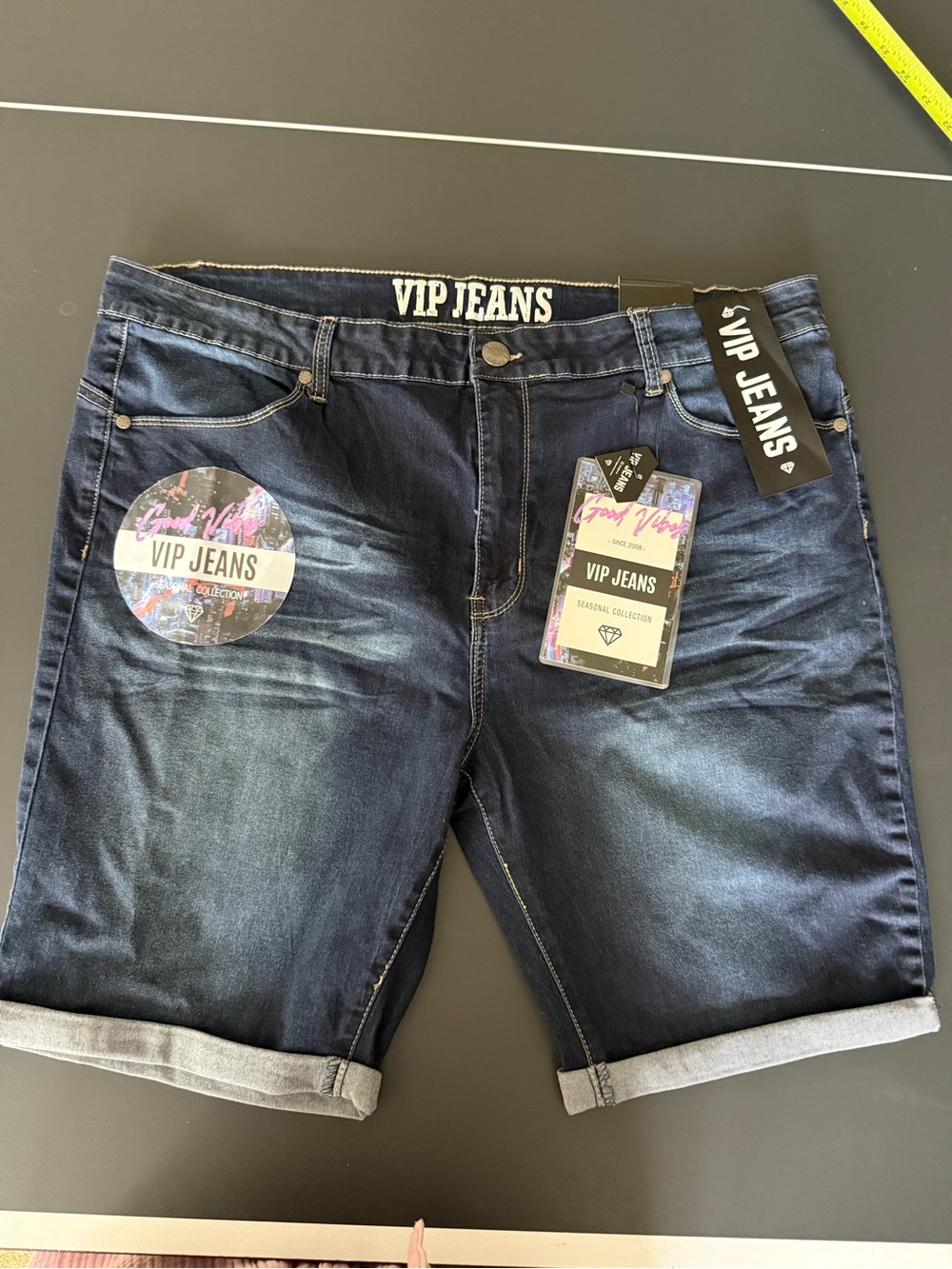 VIP Jeans Dark Blue women’s Denim Jean Shorts